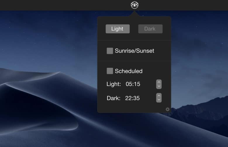 dark mode app for mac